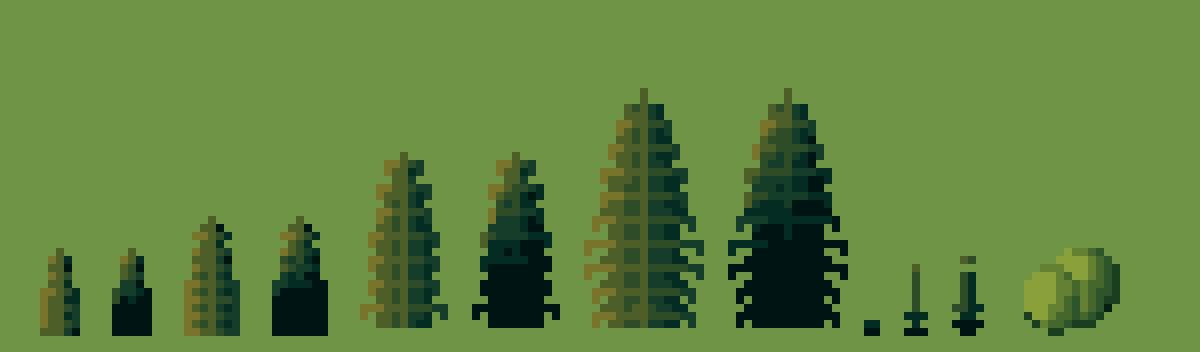 Sprites at 8x