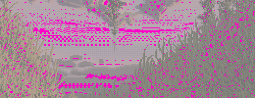 Checker map, water