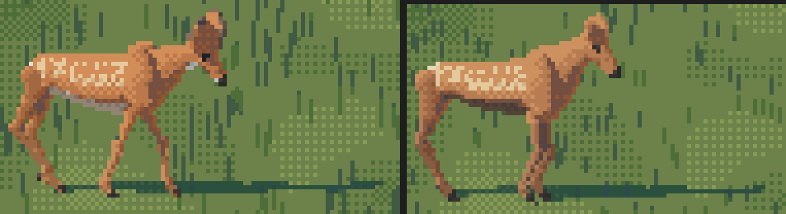 fawn spots, random