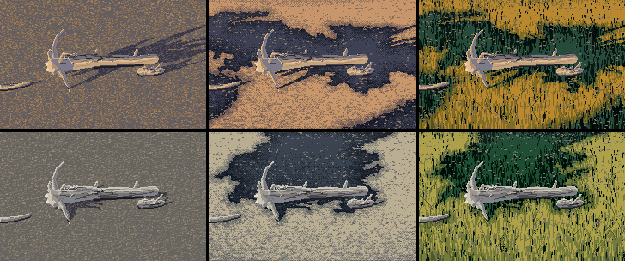 Driftwood on the ground