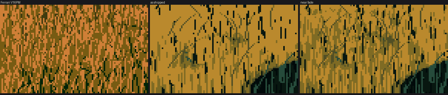 Near fade at 8×