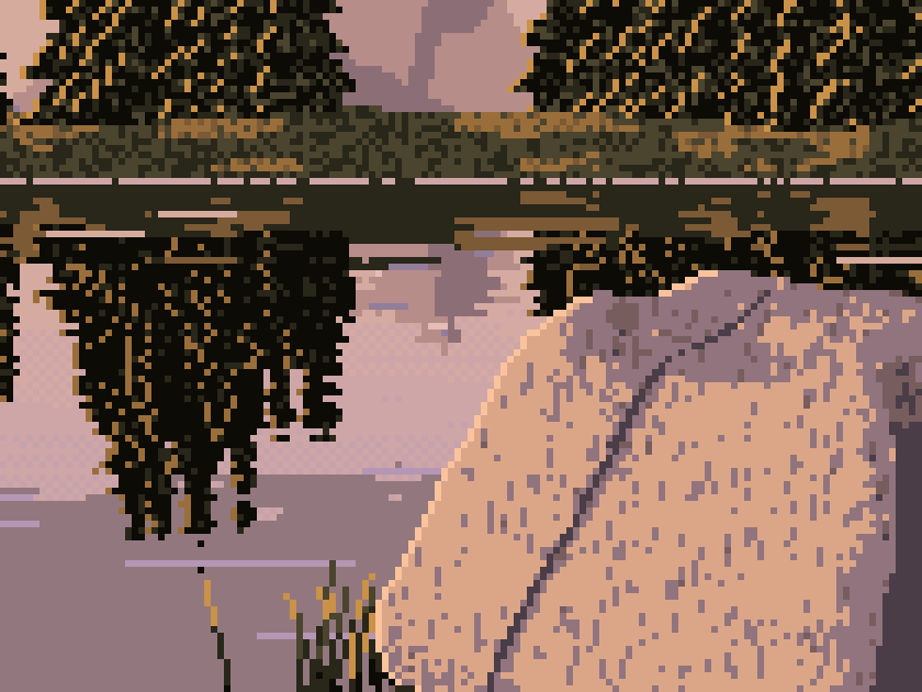 flecks at final density